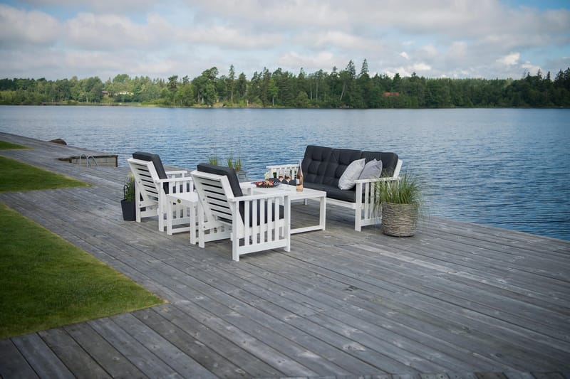 Hillerstorp Bullerö Gotland Bord 60x120 cm - Hvit - Hagemøbler - Hagebord - Spisebord ute