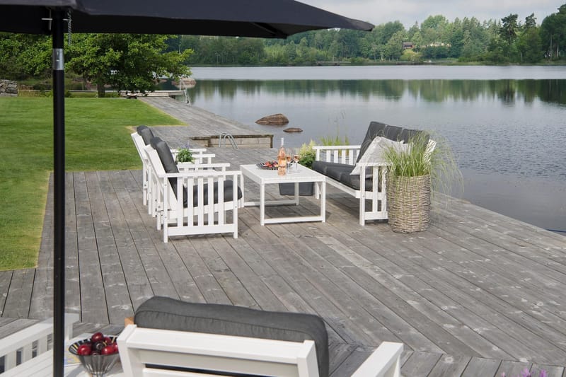 Hillerstorp Bullerö Gotland Bord 60x120 cm - Hvit - Hagemøbler - Hagebord - Spisebord ute