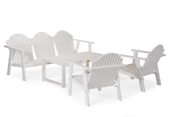 Hillerstorp Gotland Bord 60x120 cm - Hvit - Hagemøbler - Hagebord - Spisebord ute