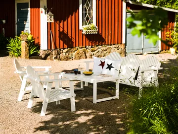 Hillerstorp Gotland Bord 60x120 cm - Hvit - Hagemøbler - Hagebord - Spisebord ute