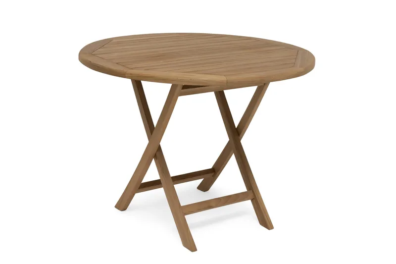Hillerstorp Nova kafébord 100 cm rundt brun, Hillerstorp