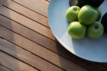 Hillerstorp Nydala utebord 150-200 - Svart/Teak - Hagemøbler - Hagebord - Spisebord ute