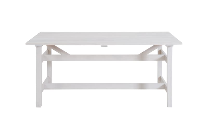 Husarn Spisebord 160 cm Matt Hvit - KWA - Hagemøbler - Hagebord - Spisebord ute