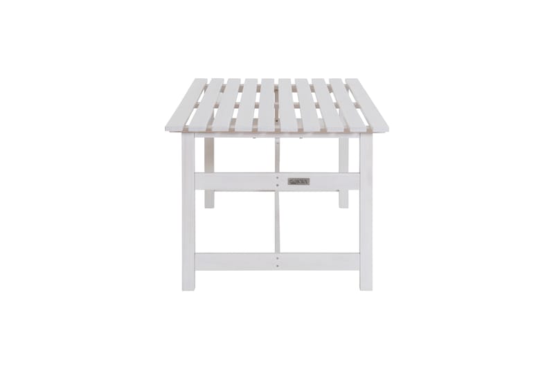 Husarn Spisebord 160 cm Matt Hvit - KWA - Hagemøbler - Hagebord - Spisebord ute
