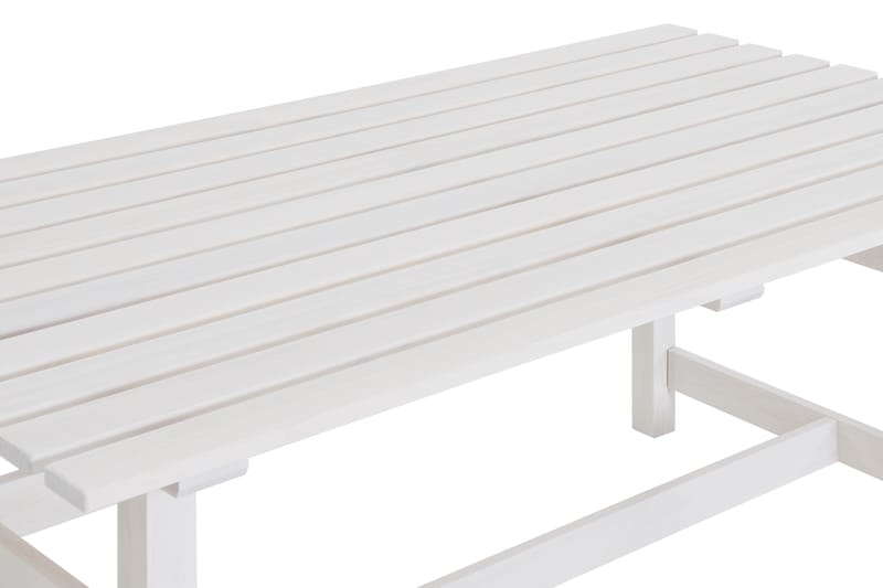 Husarn Spisebord 160 cm Matt Hvit - KWA - Hagemøbler - Hagebord - Spisebord ute
