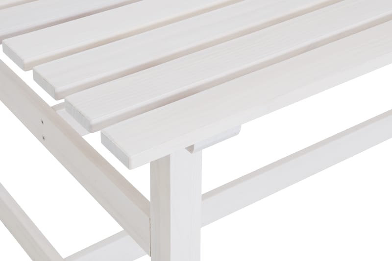 Husarn Spisebord 160 cm Matt Hvit - KWA - Hagemøbler - Hagebord - Spisebord ute