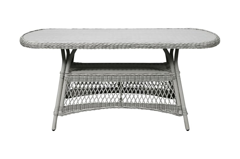 Hven Spisebord 165 cm Ovalt Glass - Sand - Spisebord ute