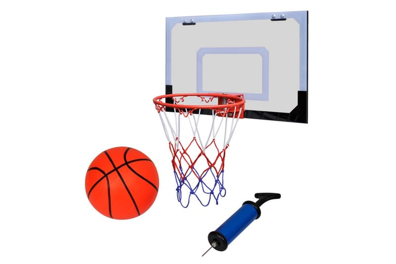 Innendørs basketballsett med kurv, ball og pumpe - Hagemøbler - Hagebord - Spisebord ute