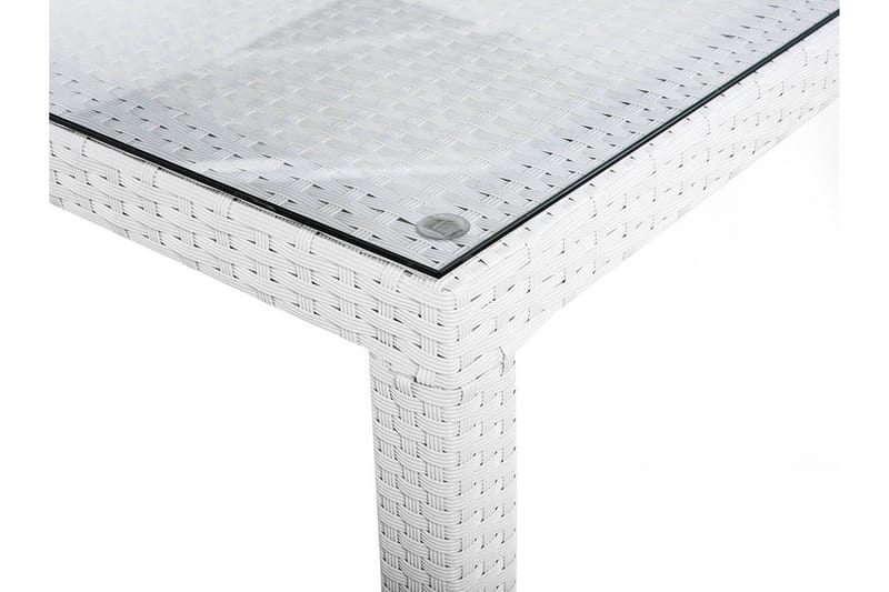 Italy Hagebord 220 cm - Hvit - Hagemøbler - Hagebord - Spisebord ute