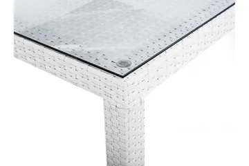 Italy Hagebord 220 cm - Hvit - Hagemøbler - Hagebord - Spisebord ute