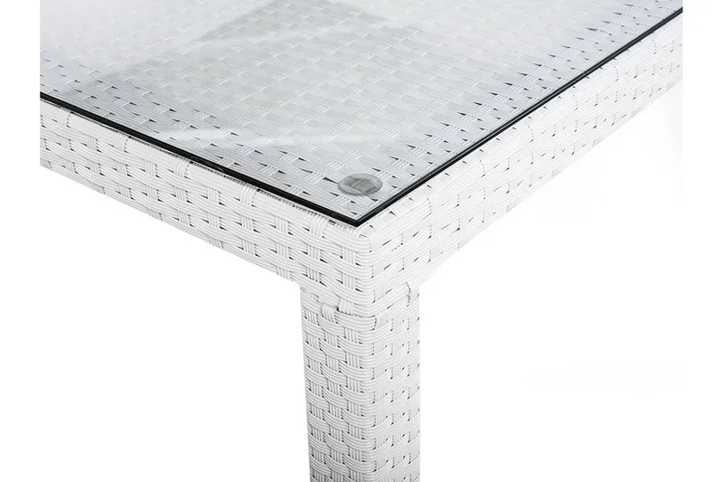 Italy Hagebord 220 cm - Hvit - Hagemøbler - Hagebord - Spisebord ute