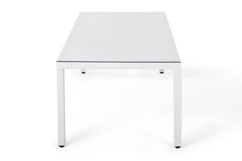 Italy Hagebord 220 cm - Hvit - Hagemøbler - Hagebord - Spisebord ute