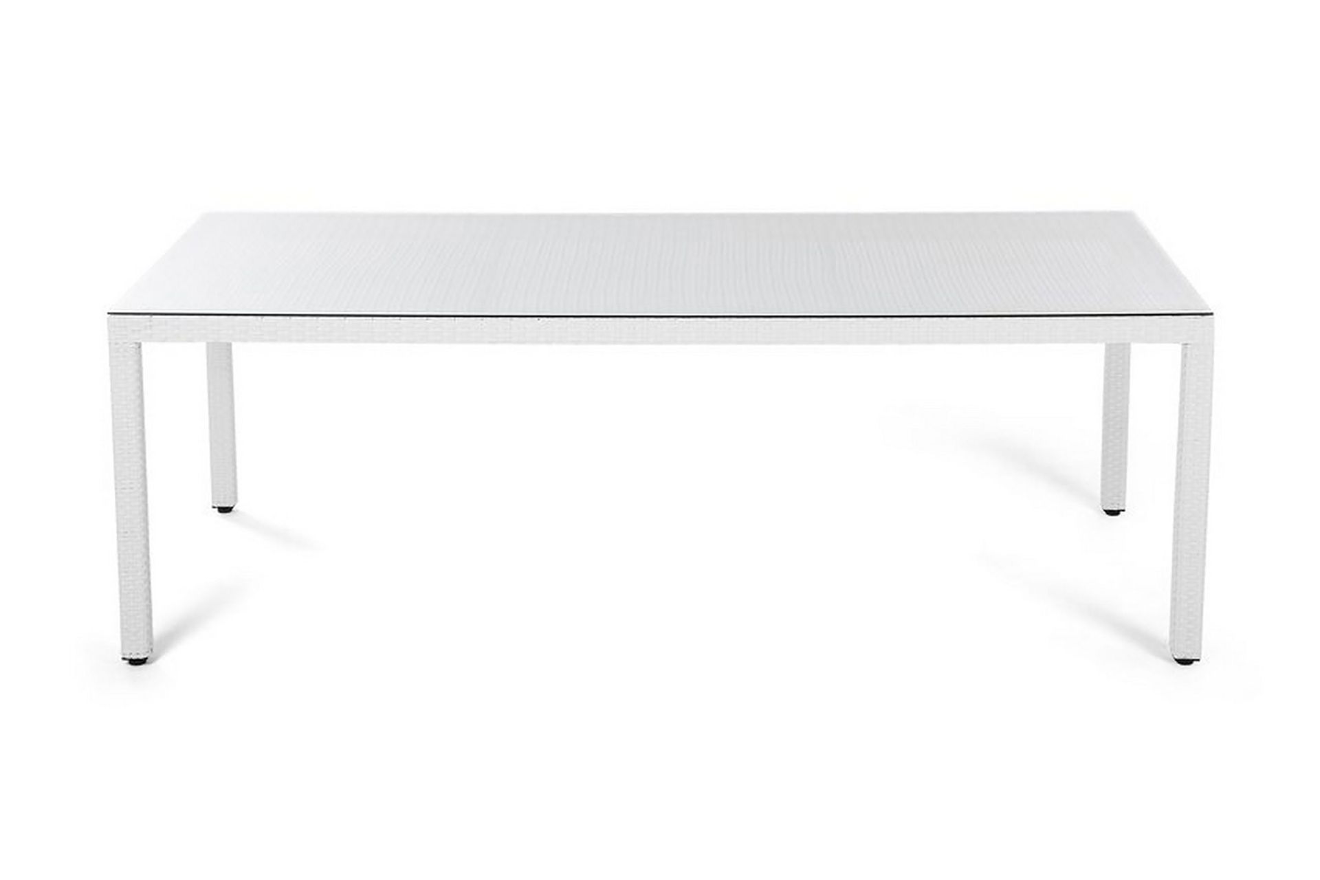 Italy Hagebord 220 cm - Hvit