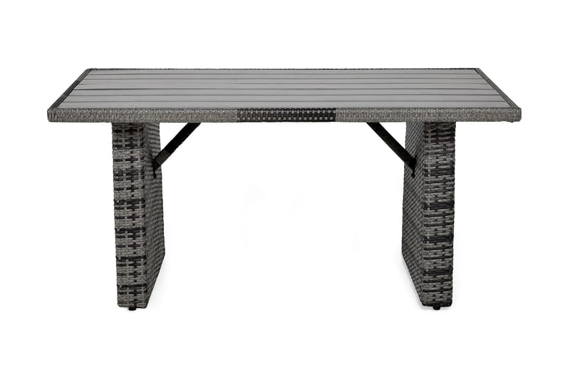James Bord 145 cm - Aintwood/Grå - Hagemøbler - Hagebord - Spisebord ute