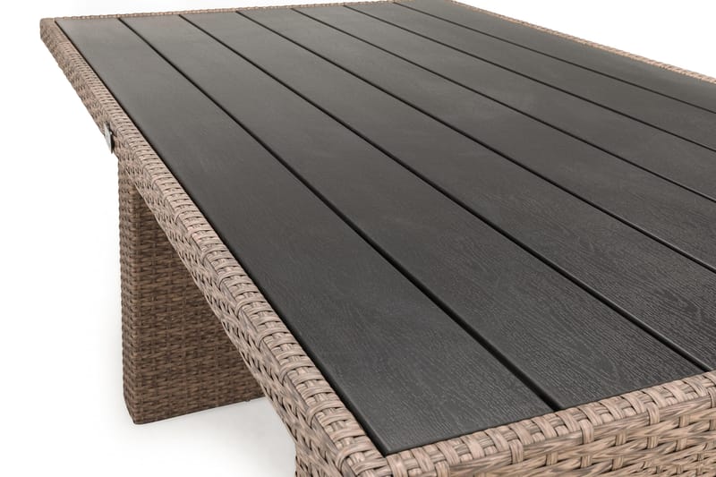 James Bord 145 cm - Aintwood/Sand - Hagemøbler - Hagebord - Spisebord ute