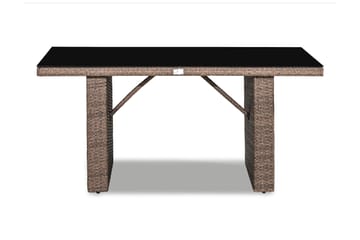 James Bord 145 cm - Sand/Glass - Hagemøbler - Hagebord - Spisebord ute