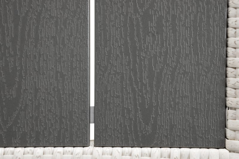 James Bord 85x145 cm - Hvit/Aintwood - Hagemøbler - Hagebord - Spisebord ute