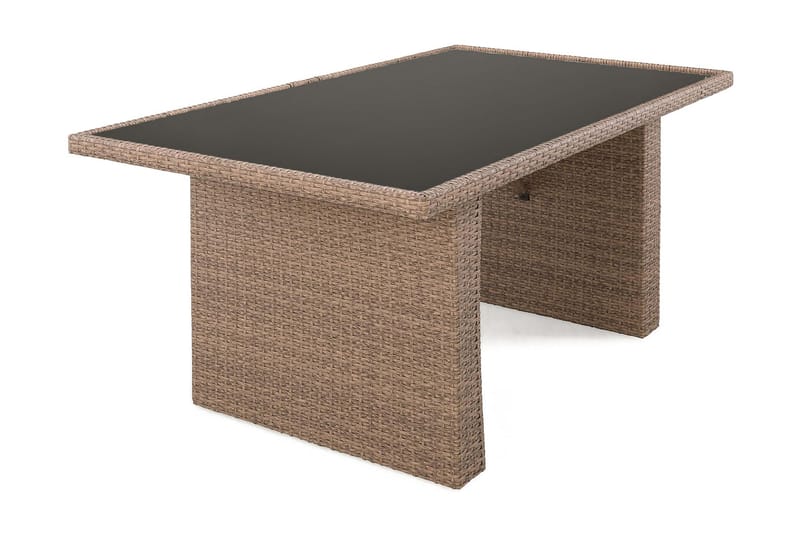 James Bord 85x145 cm - Sand/Glass - Hagemøbler - Hagebord - Spisebord ute