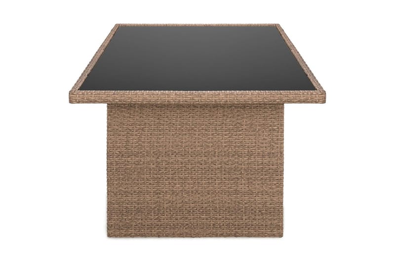 James Bord 85x145 cm - Sand/Glass - Hagemøbler - Hagebord - Spisebord ute