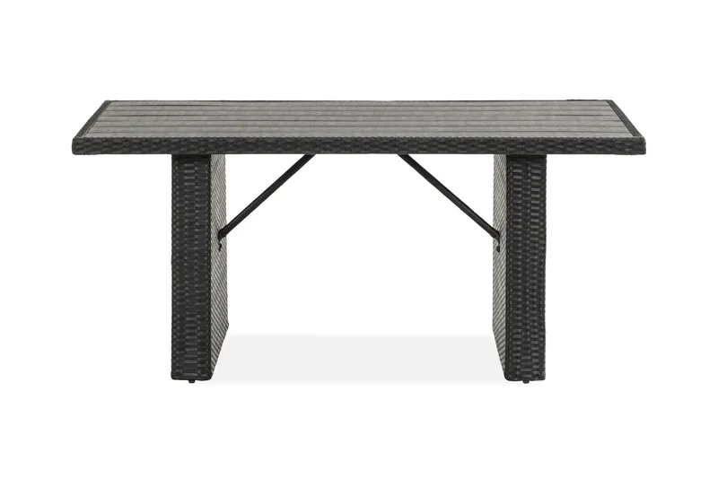 James Bord - Aintwood/Svart - Hagemøbler - Hagebord - Spisebord ute