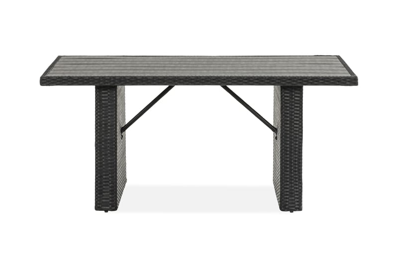 James Bord - Aintwood/Svart - Hagemøbler - Hagebord - Spisebord ute