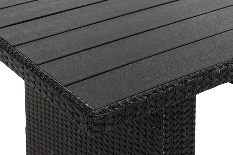 James Bord - Aintwood/Svart - Hagemøbler - Hagebord - Spisebord ute