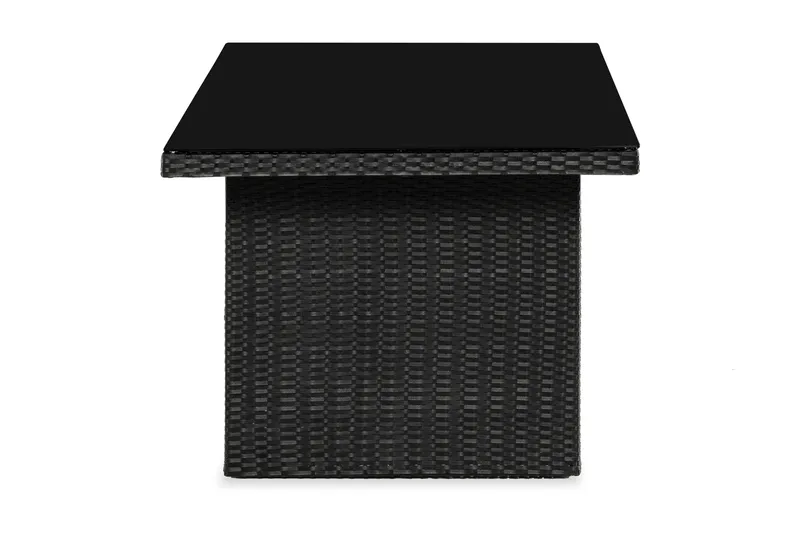 James Bord - Glass/Svart - Hagemøbler - Hagebord - Spisebord ute