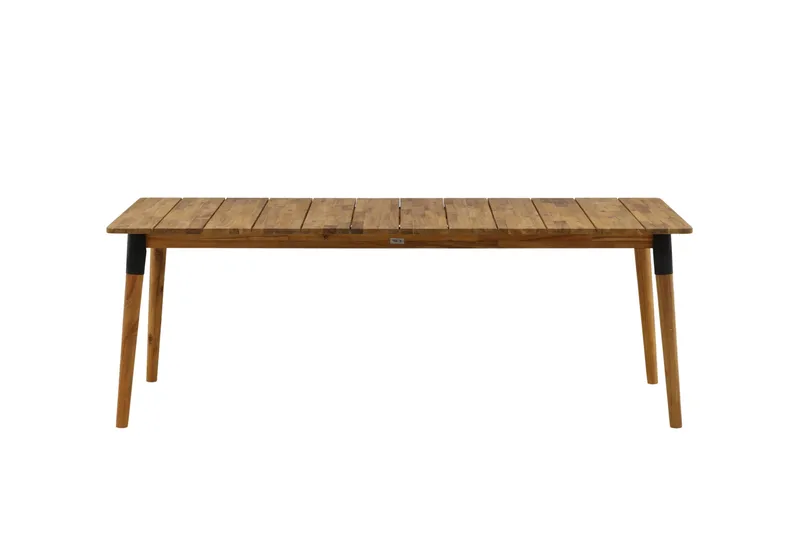 Julian Spisebord 210 cm - Svart/Brun - Hagemøbler - Hagebord - Spisebord ute
