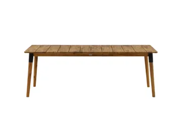 Julian Spisebord 210 cm - Svart/Brun - Hagemøbler - Hagebord - Spisebord ute