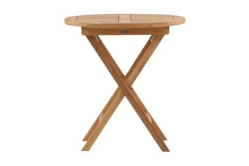 Kenya Cafébord Rund Ø70 cm - Beige - Hagemøbler - Hagebord - Spisebord ute