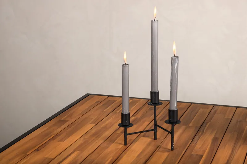 Khung Spisebord 200 cm - Svart/Brun - Hagemøbler - Hagebord - Spisebord ute