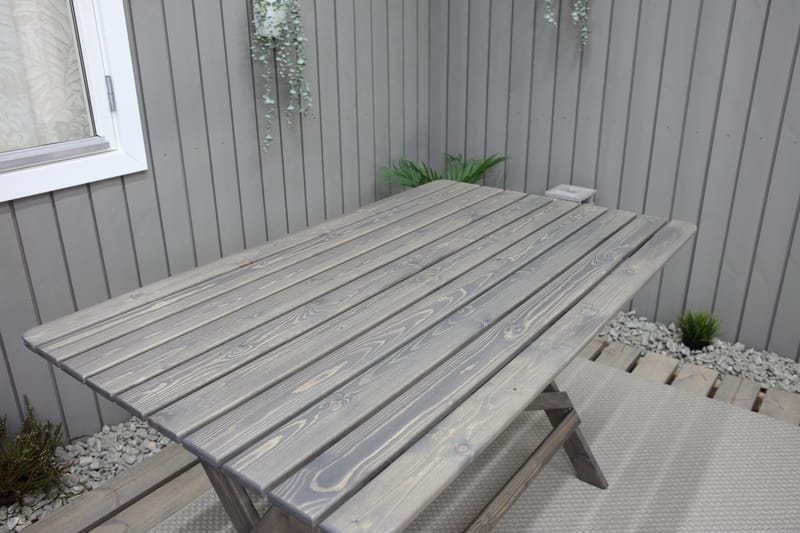 Larios Spisebord 126 cm - Grå - Hagemøbler - Hagebord - Spisebord ute