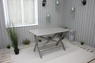 Larios Spisebord 126 cm - Grå - Hagemøbler - Hagebord - Spisebord ute