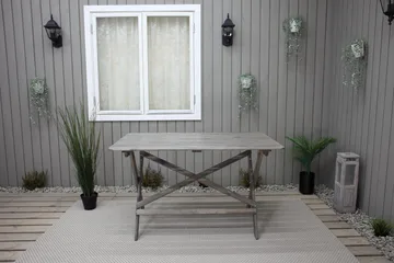 Larios Spisebord 126 cm - Grå - Hagemøbler - Hagebord - Spisebord ute