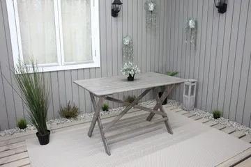 Larios Spisebord 126 cm - Grå - Hagemøbler - Hagebord - Spisebord ute
