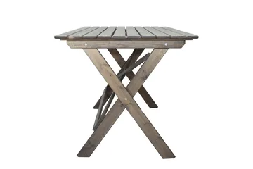 Larios Spisebord 126 cm - Grå - Hagemøbler - Hagebord - Spisebord ute