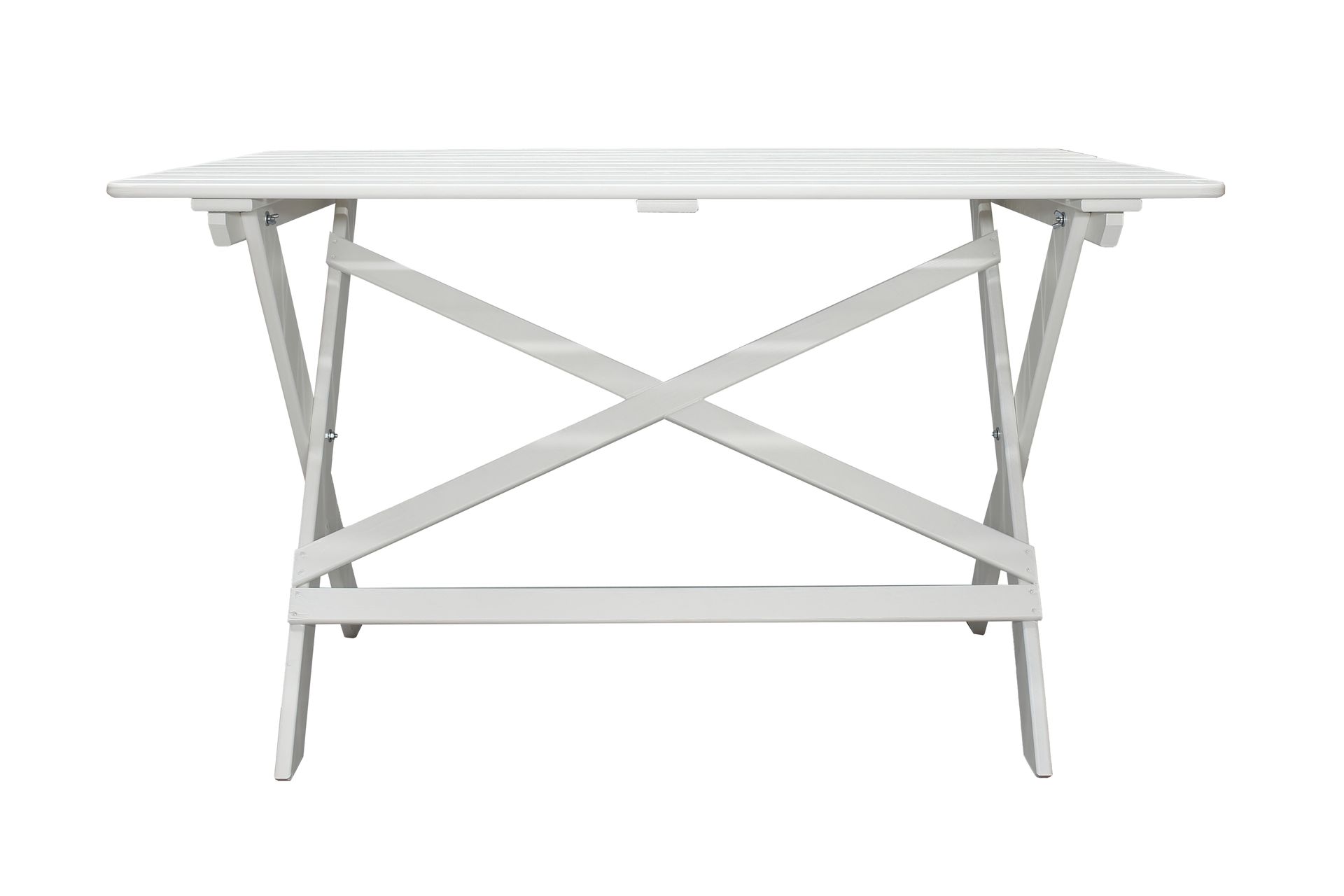 Larios Spisebord 126 cm - Hvit - Hagemøbler - Hagebord - Spisebord ute