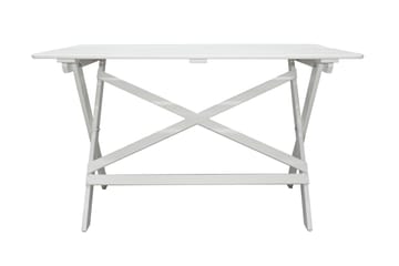 Larios Spisebord 126 cm - Hvit - Hagemøbler - Hagebord - Spisebord ute