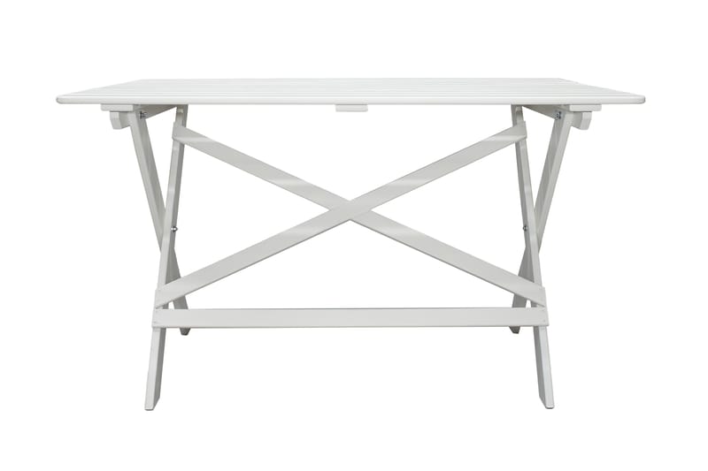 Larios Spisebord 126 cm - Hvit - Hagemøbler - Hagebord - Spisebord ute