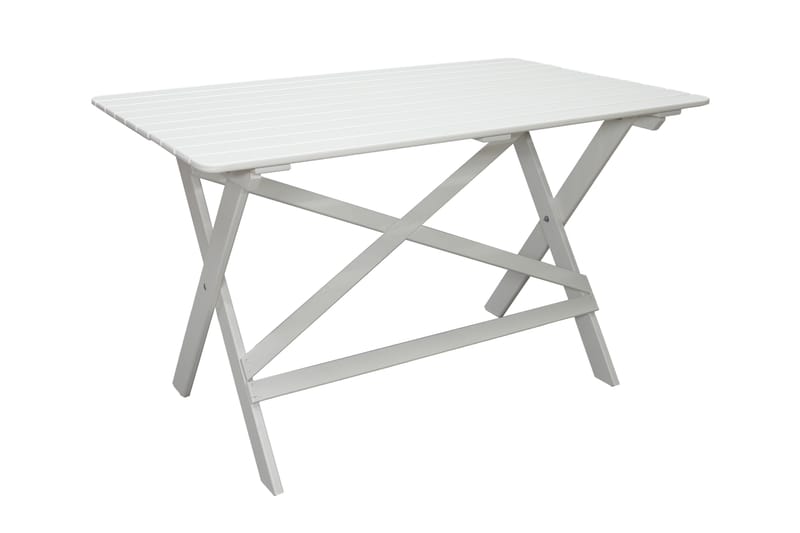 Larios Spisebord 126 cm - Hvit - Spisebord ute