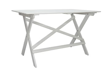 Larios Spisebord 126 cm - Hvit - Hagemøbler - Hagebord - Spisebord ute