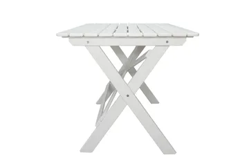 Larios Spisebord 126 cm - Hvit - Hagemøbler - Hagebord - Spisebord ute