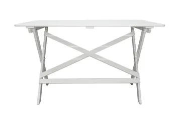 Larios Spisebord 126 cm - Hvit - Hagemøbler - Hagebord - Spisebord ute