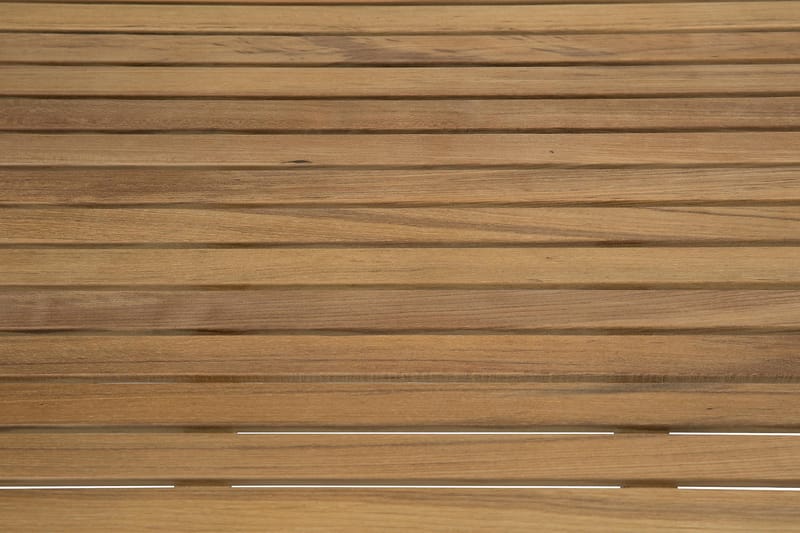 Las Vegas Forlengningsbart Spisebord 152-210x90 cm - Svart/Teak - Hagemøbler - Hagebord - Spisebord ute