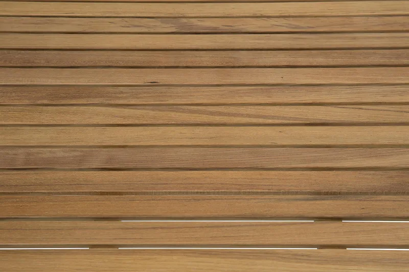 Las Vegas Forlengningsbart Spisebord 152-210x90 cm - Svart/Teak - Hagemøbler - Hagebord - Spisebord ute