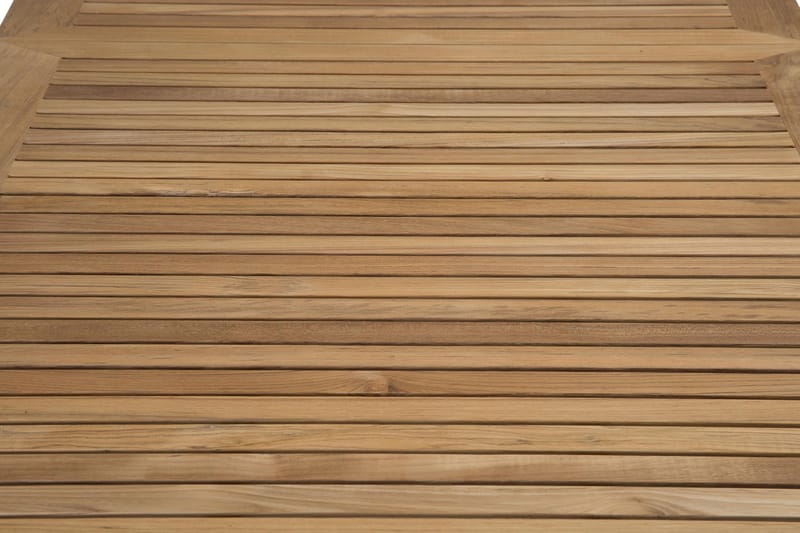 Las Vegas Forlengningsbart Spisebord 220x280x100 cm - Svart/Teak - Hagemøbler - Hagebord - Spisebord ute