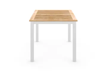 Las Vegas Uttrekkbart Spisebord Utendørs 152-210x90 cm - Hvit/Teak - Hagemøbler - Hagebord - Spisebord ute