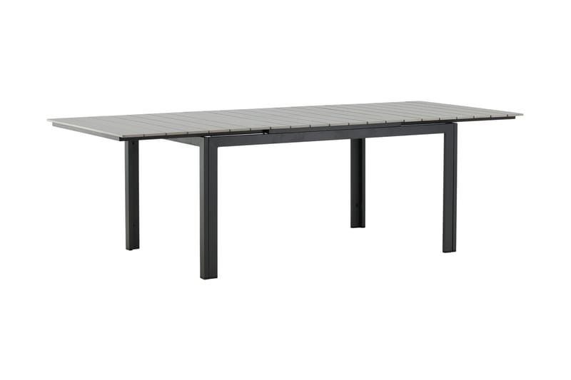 Levels Forlengningsbart Spisebord 160-240 cm Grå/Svart - Venture Home - Hagemøbler - Hagebord - Spisebord ute