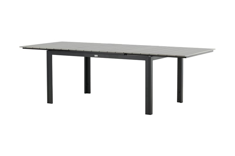 Levels Forlengningsbart Spisebord 160-240 cm Grå/Svart - Venture Home - Hagemøbler - Hagebord - Spisebord ute