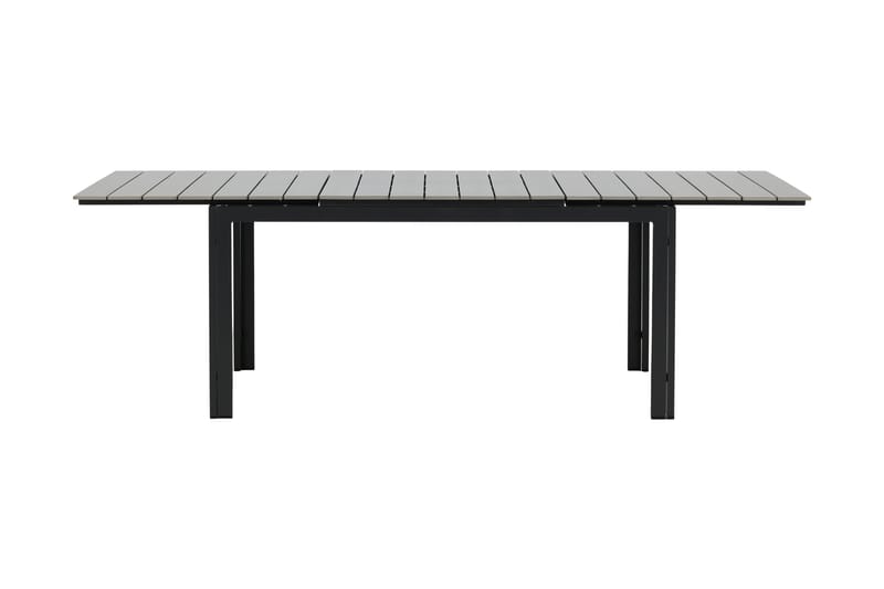 Levels Forlengningsbart Spisebord 160-240 cm Grå/Svart - Venture Home - Hagemøbler - Hagebord - Spisebord ute